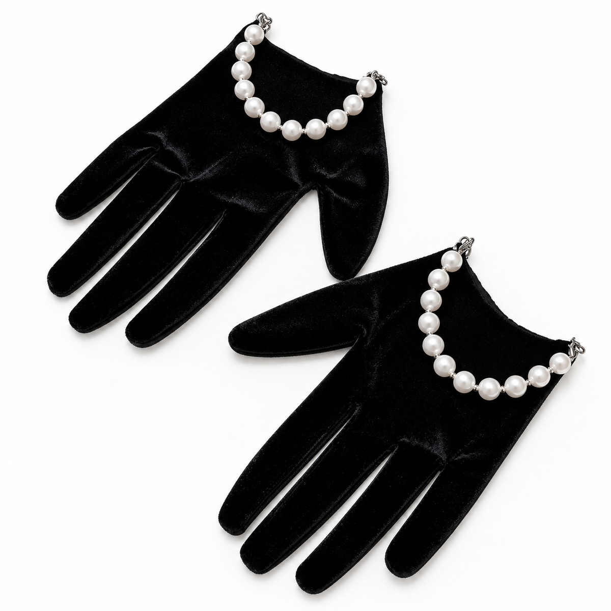 Pearl Velvet Gloves