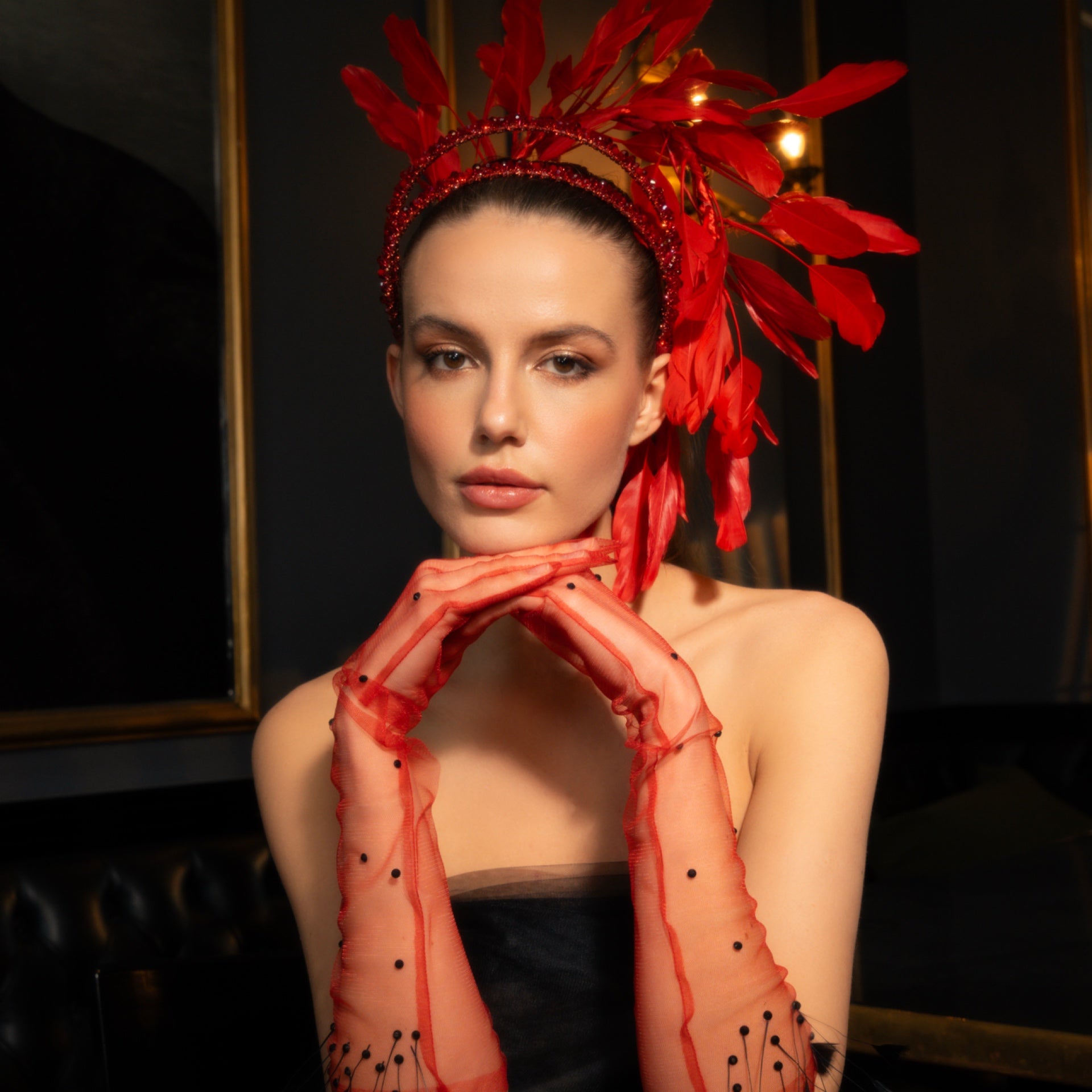 CARMEN RED SAÇ AKSESURI