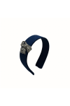 SAPPHIRE BOW HEADBAND